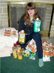 Me with donations for The City of Cleveland Kennel